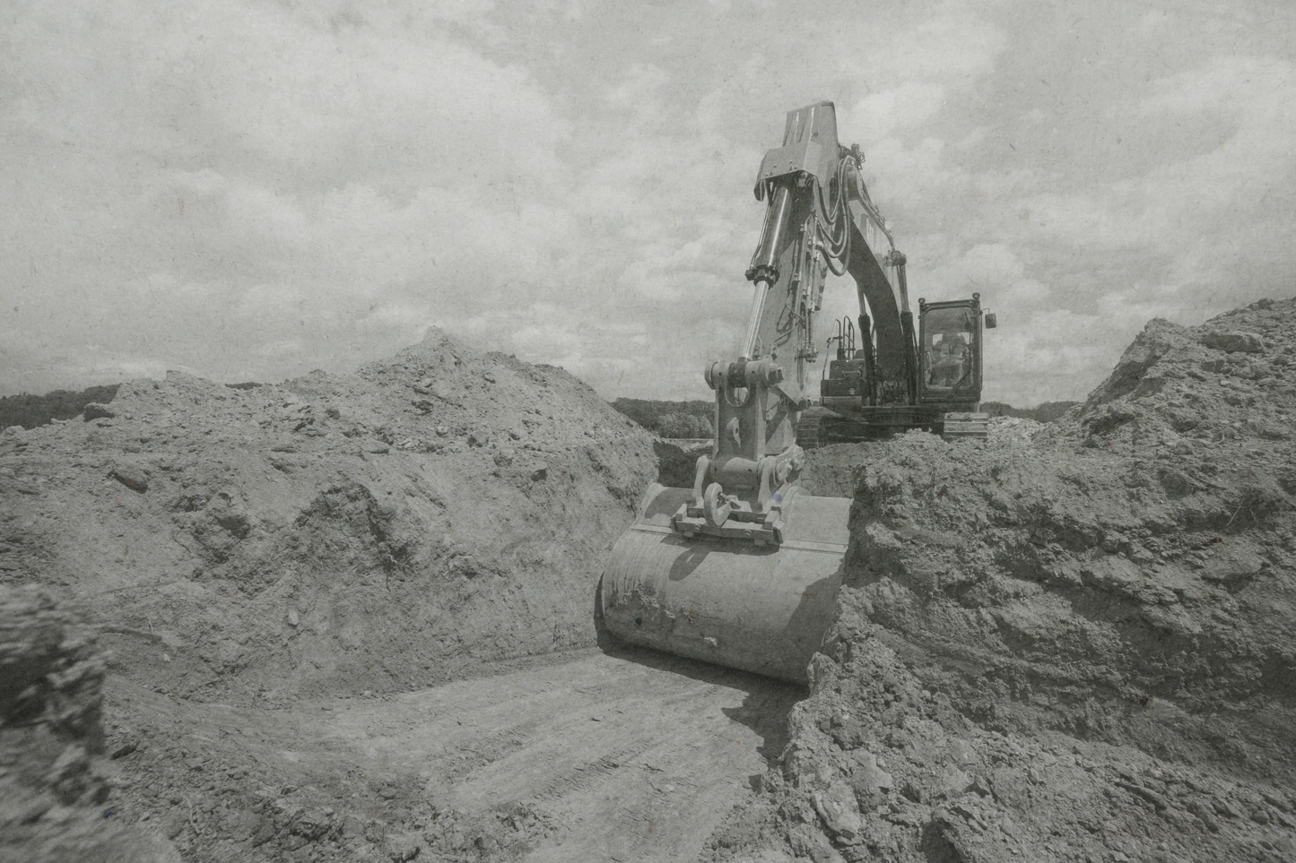 Excavator Up Front 3826