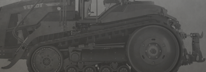 Fendt 1167 Duotone Side View Wall Mural