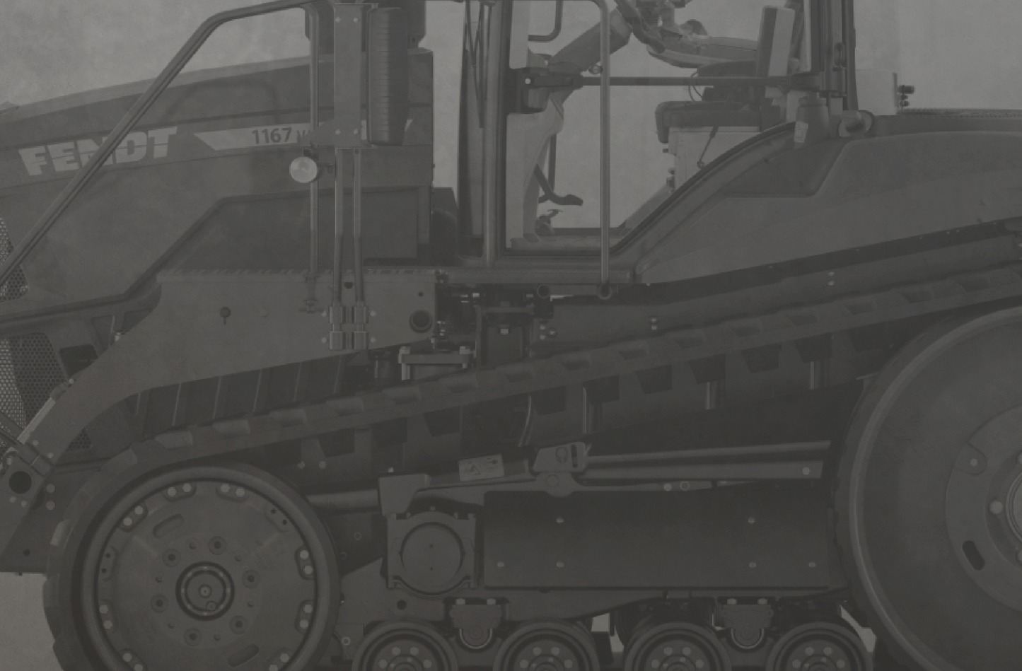 Fendt 1167 Duotone Side View Wall Mural