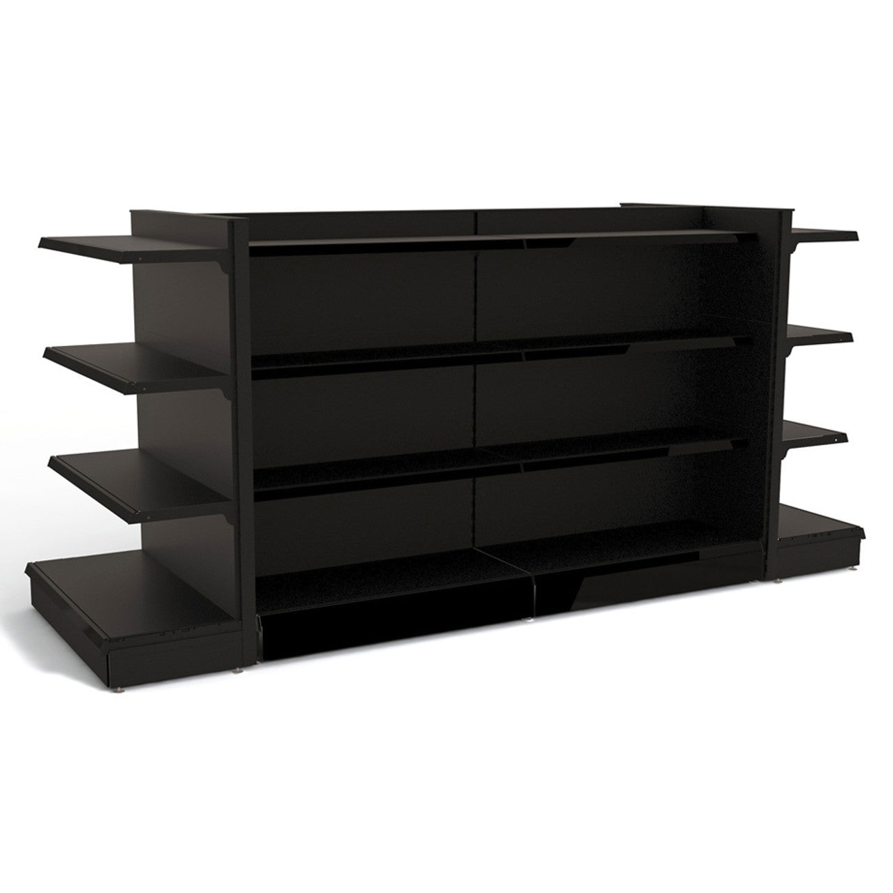 This fixture is a Lozier Showroom shelving unit designed for a Caterpillar or AGCO or Fendt or Massey dealership.