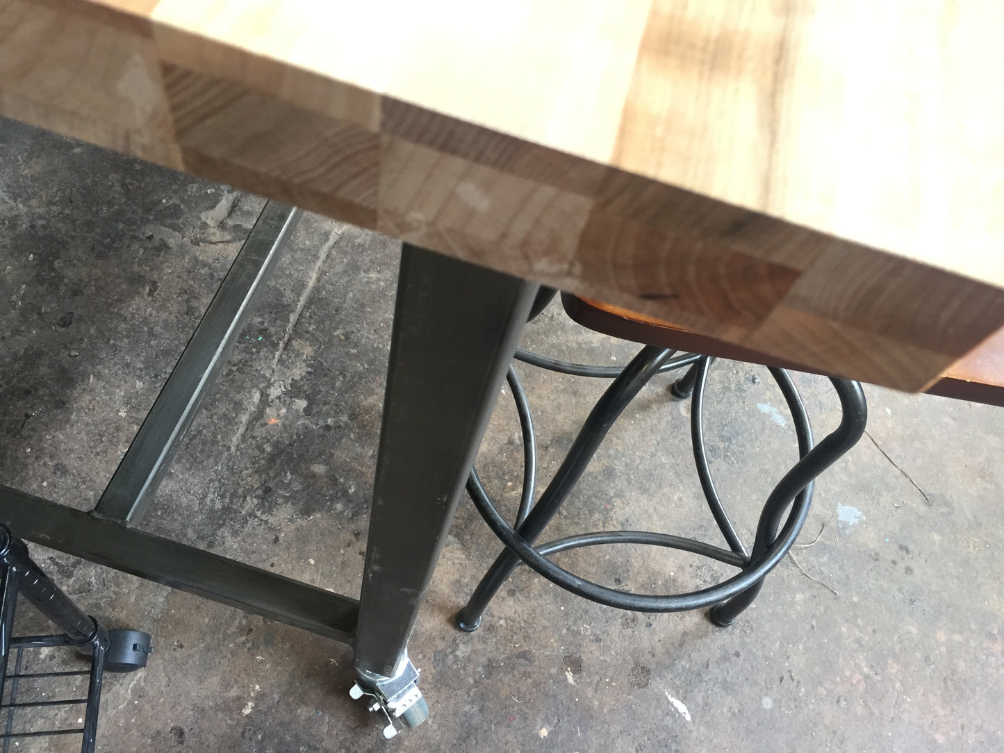 Custom Steel Frame Tables