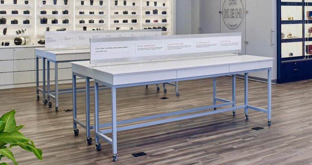 Custom Steel Frame Tables