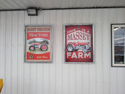 Massey Tractors Sold Here Metal Sign