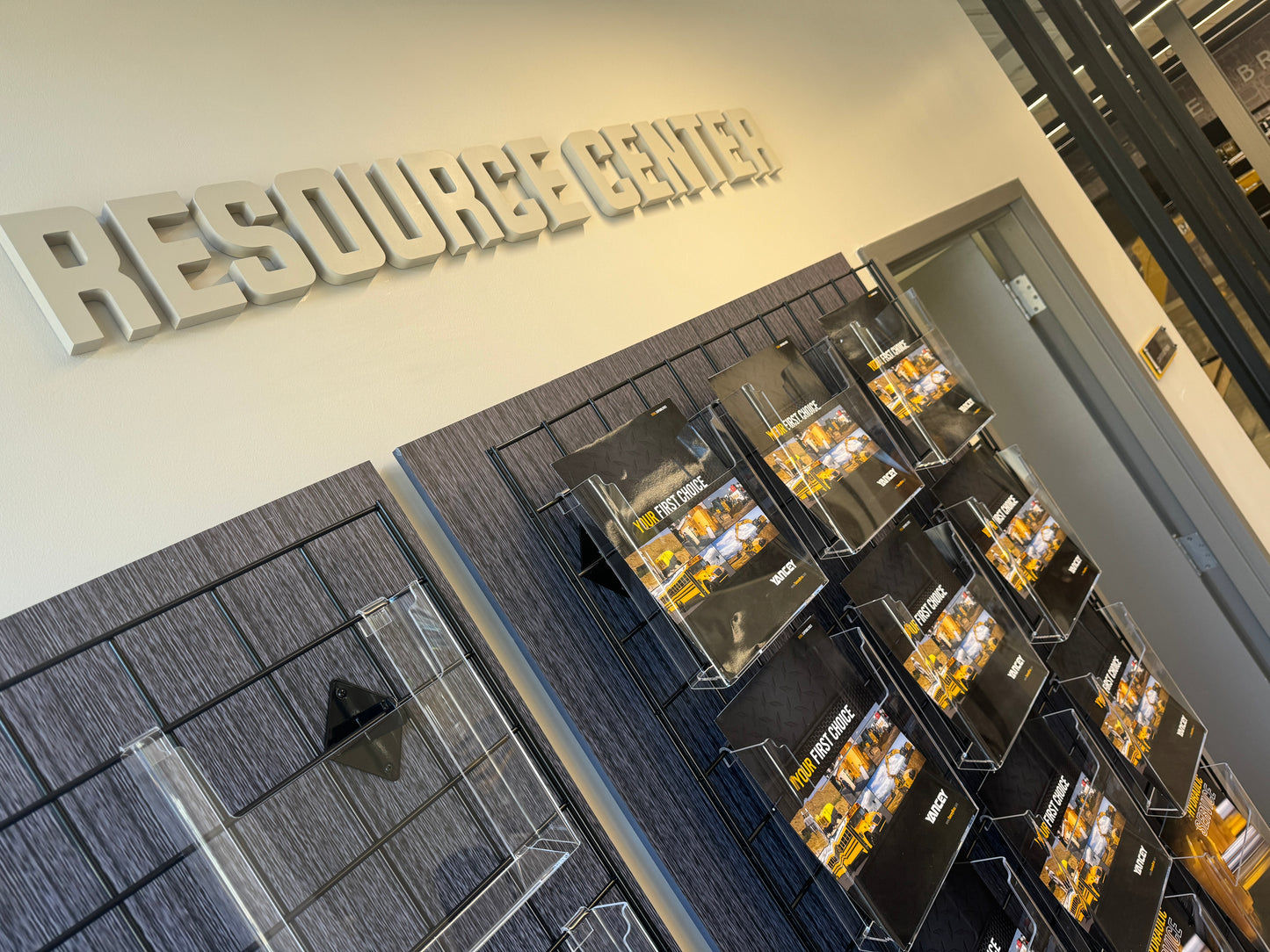 Wall Mounted Brochure Display
