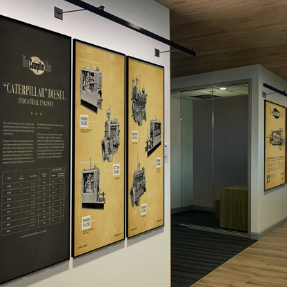 Caterpillar Engines of 1939 (set of 3)