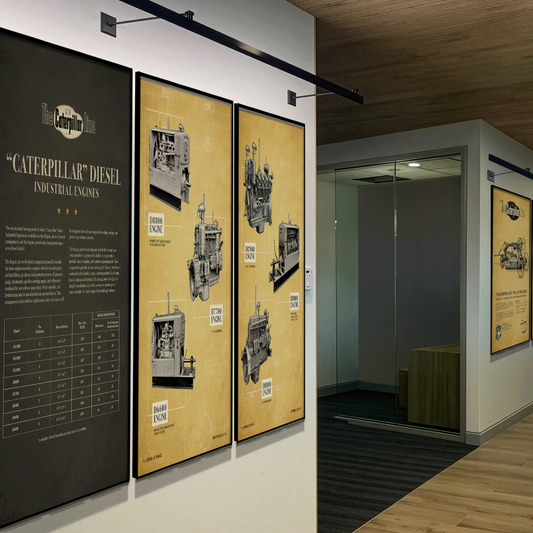 Caterpillar Engines of 1939 (set of 3)