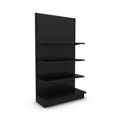 This fixture is a Lozier Showroom shelving unit designed for a Caterpillar or AGCO or Fendt or Massey dealership.