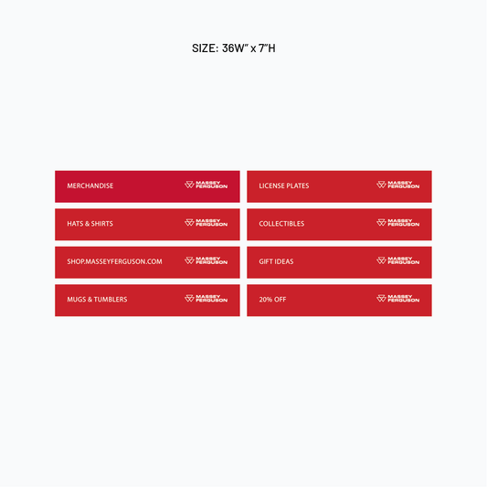 Massey Ferguson Promotional Fixture Signage