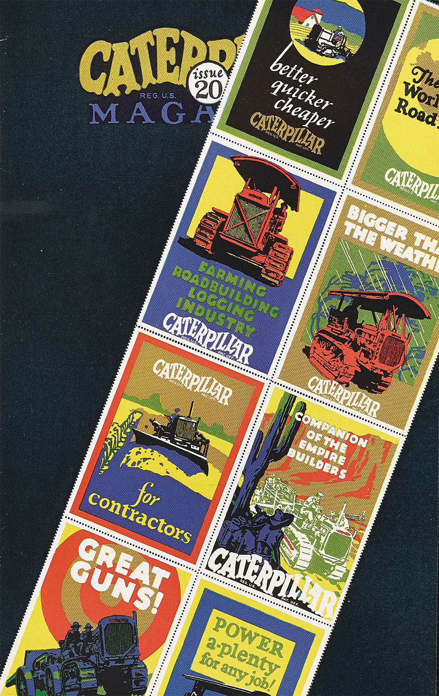 Caterpillar Magazine Wall Art – Complete Set – Issues 11-20 (set of 10)