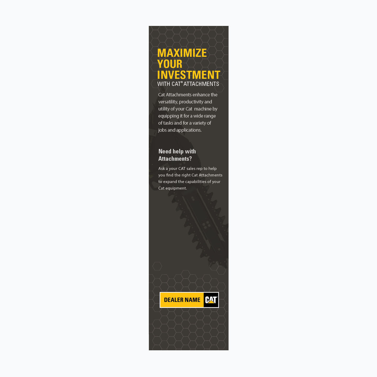 CAT Stanchion Signage