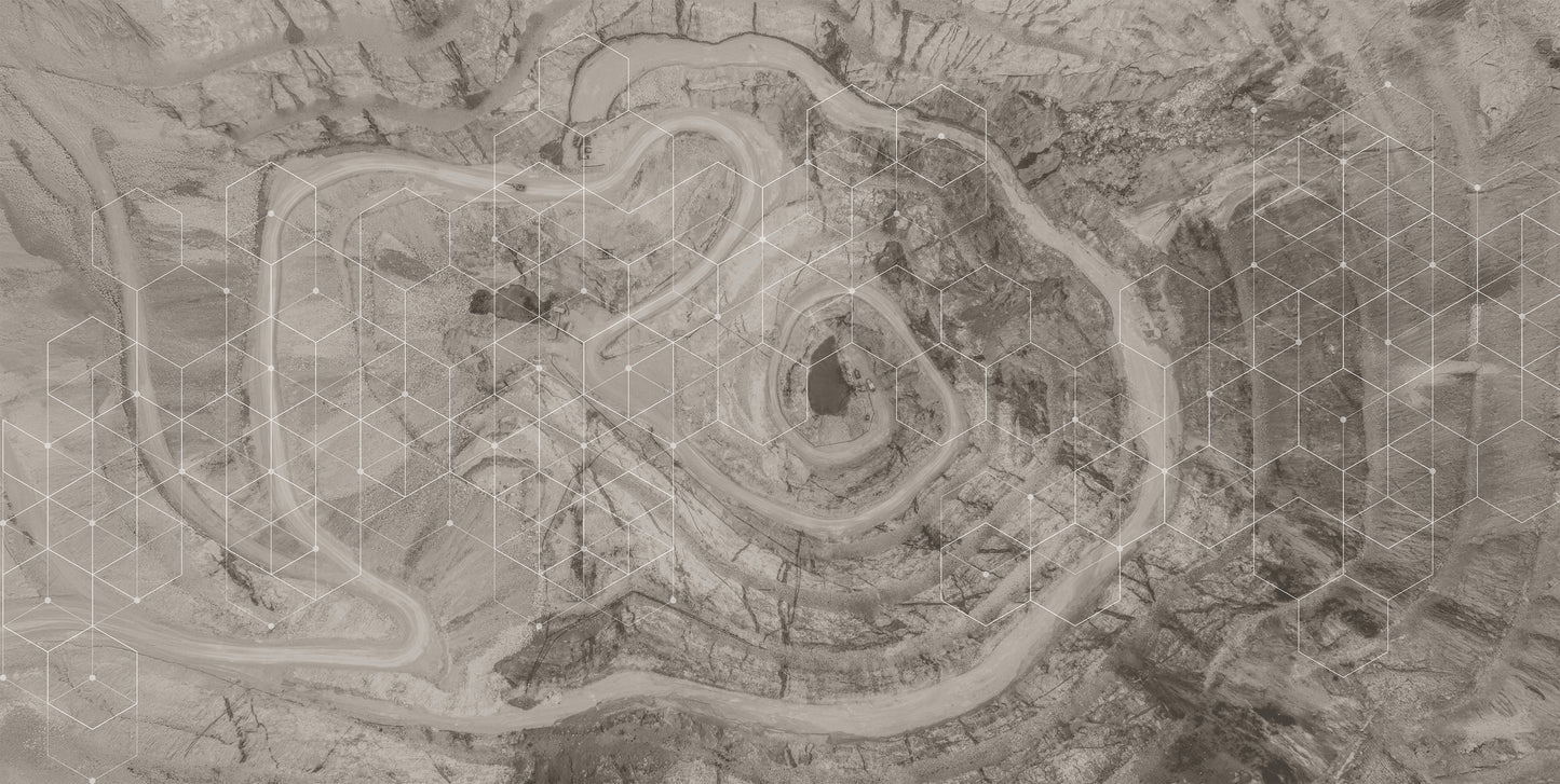 Mining Aerial Satellite Photo Art