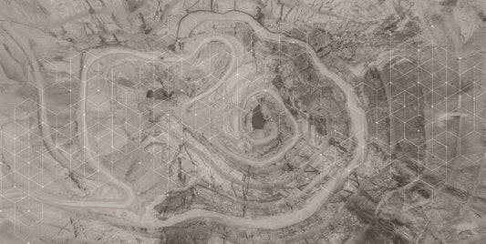 Mining Aerial Satellite Photo Art