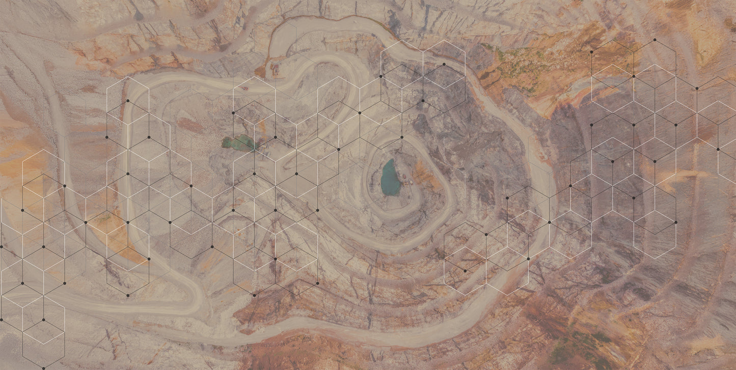 Mining Aerial Satellite Photo Art