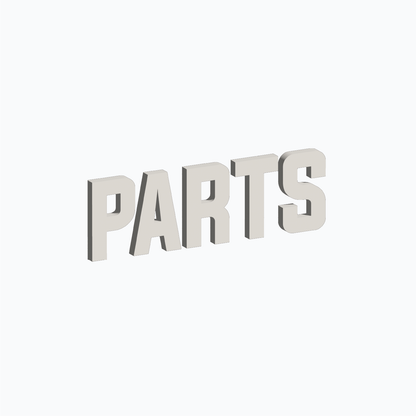 Parts Dimensional Lettering