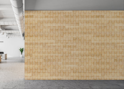 Wheat on Wood Mural
