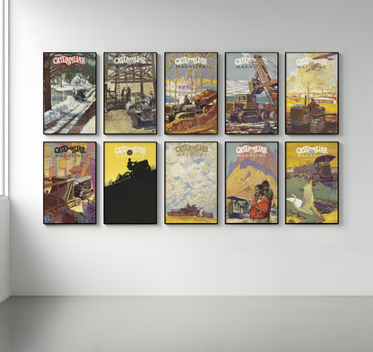 Caterpillar Magazine Wall Art – Complete Set – Issues 21-30 (set of 10)