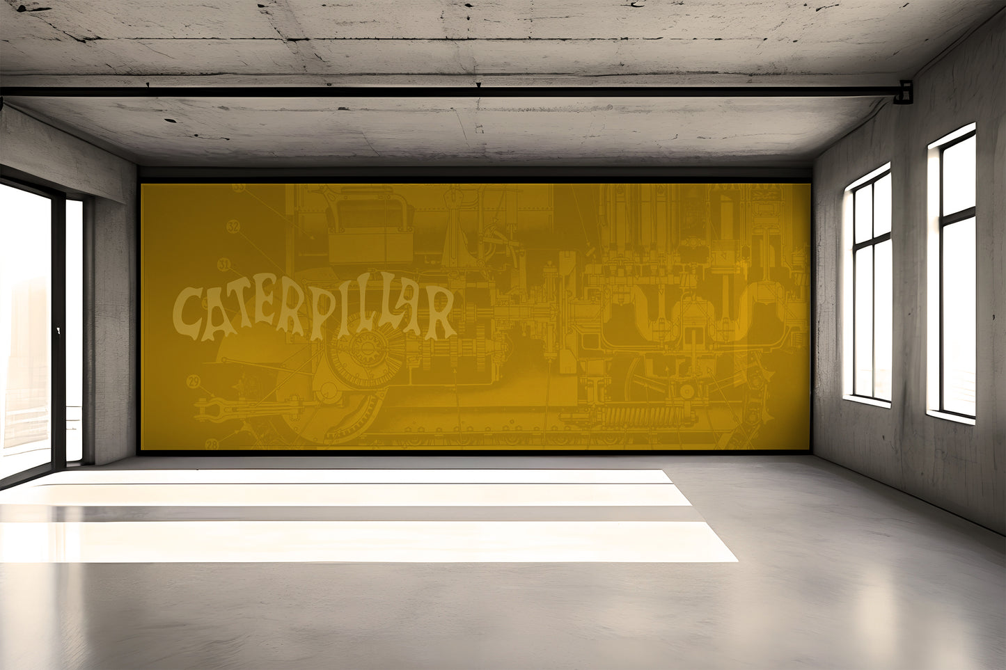 Caterpillar Crawler Art