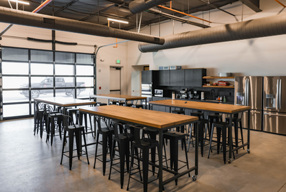 we sell furniture for construction and ag equipment showroom