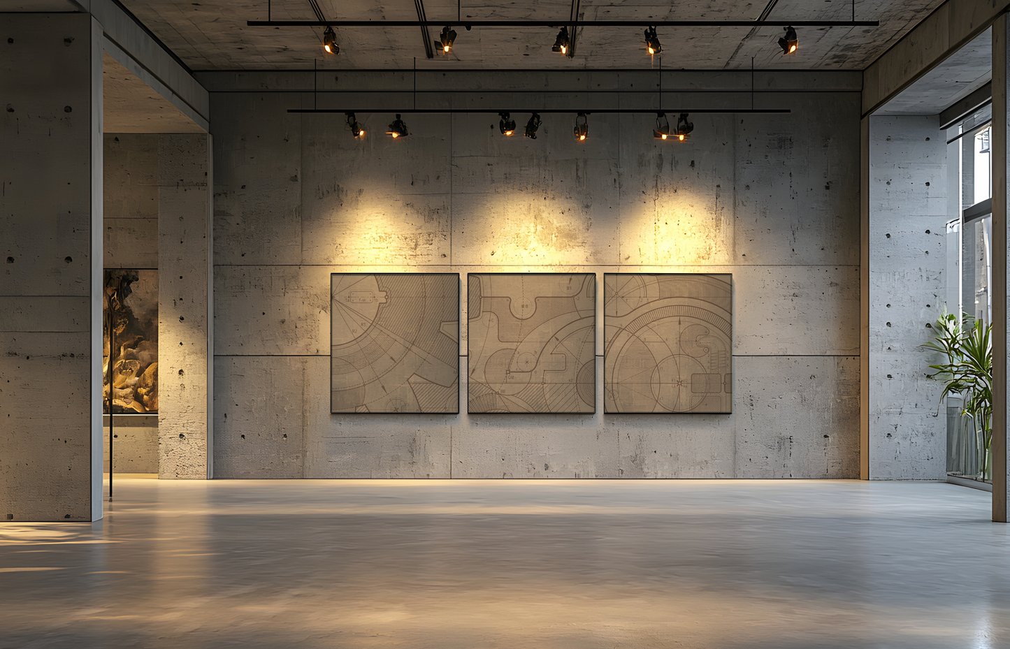 Gears and Sprokets Triptych