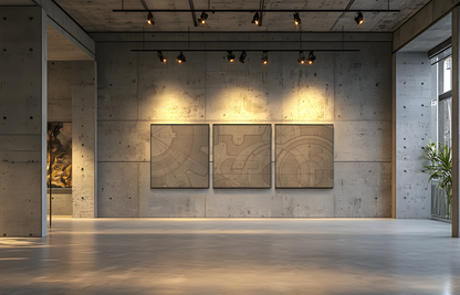 Gears and Sprokets Triptych