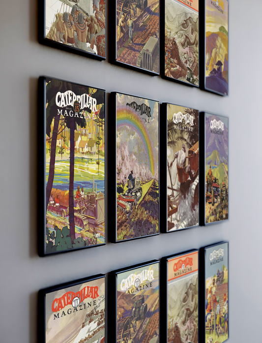 Caterpillar Magazine Wall Art – Complete Set – Issues 11-20 (set of 10)
