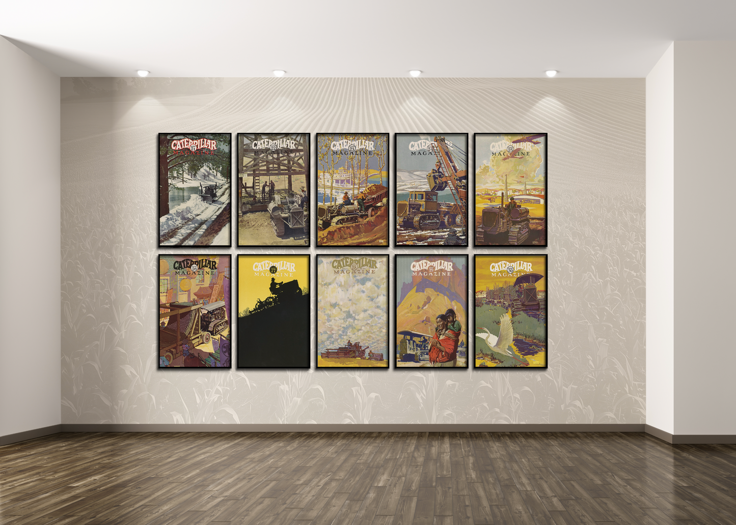 Caterpillar Magazine Wall Art – Complete Set – Issues 21-30 (set of 10)