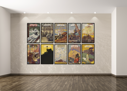 Caterpillar Magazine Wall Art – Complete Set – Issues 21-30 (set of 10)