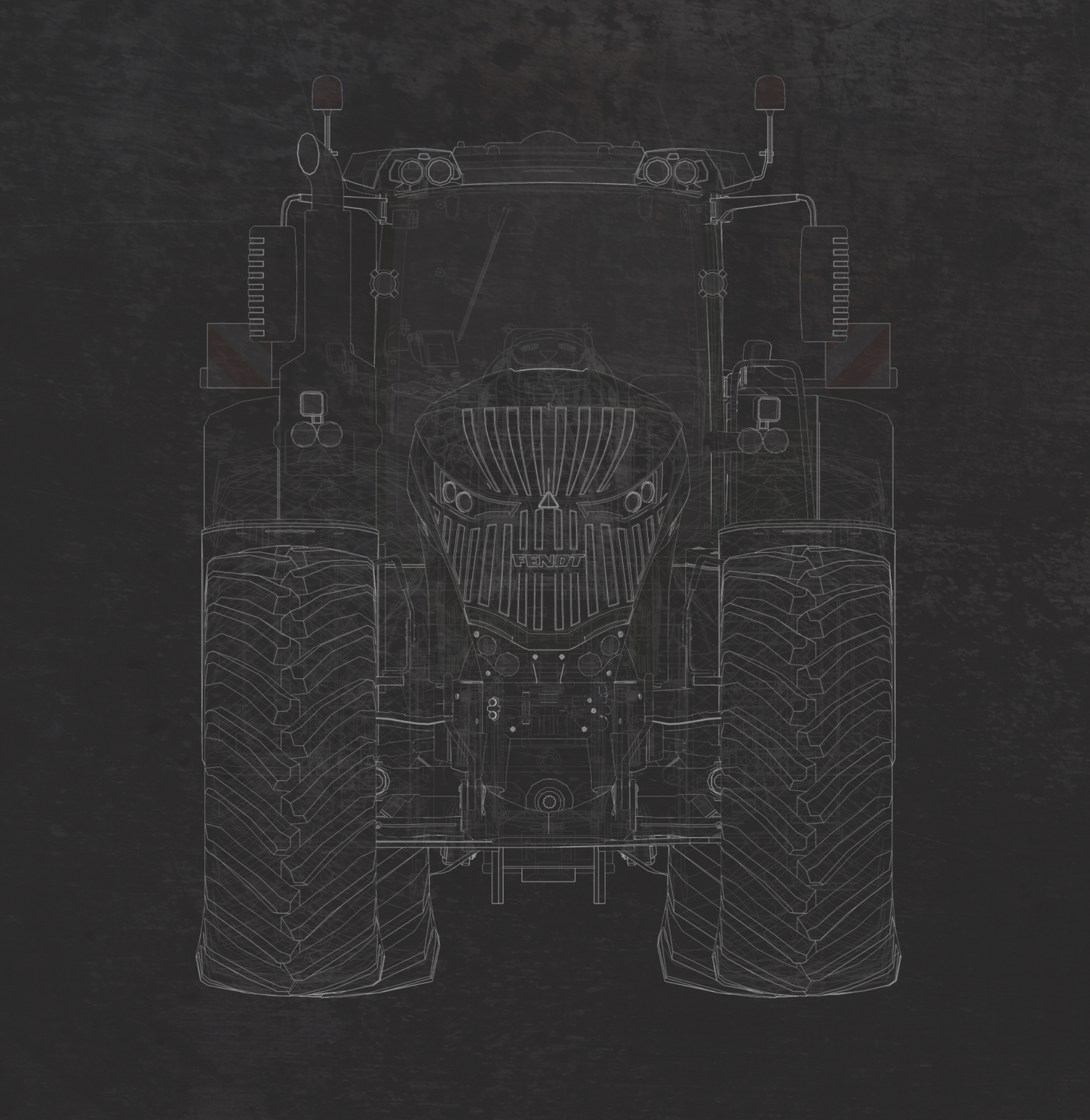 Fendt Technical Drawing (set of two)