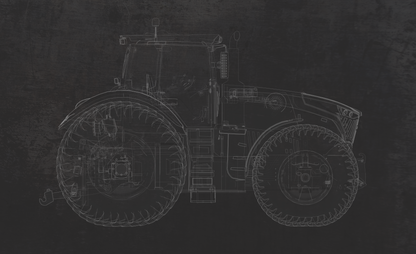 Fendt Technical Drawing (set of two)