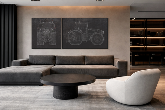 Fendt Technical Drawing (set of two)