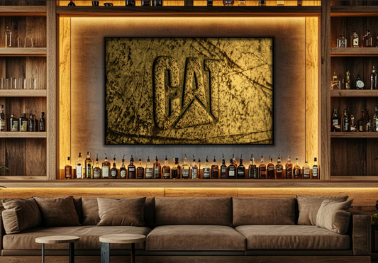 Cat Scratch Feaver Logo Wall on Canvas