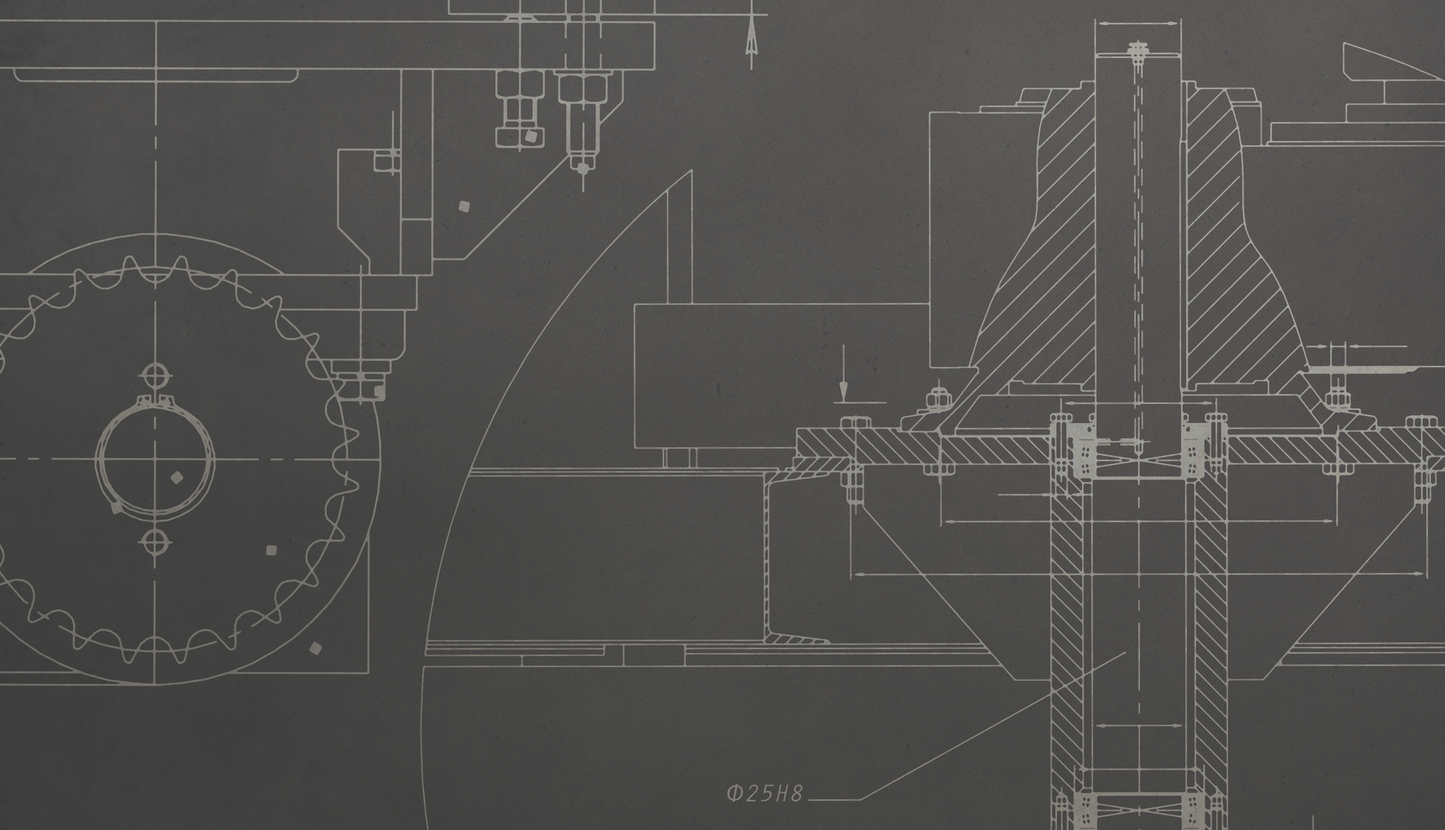 Coupling Section Machine Drawing