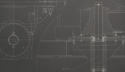 Coupling Section Machine Drawing