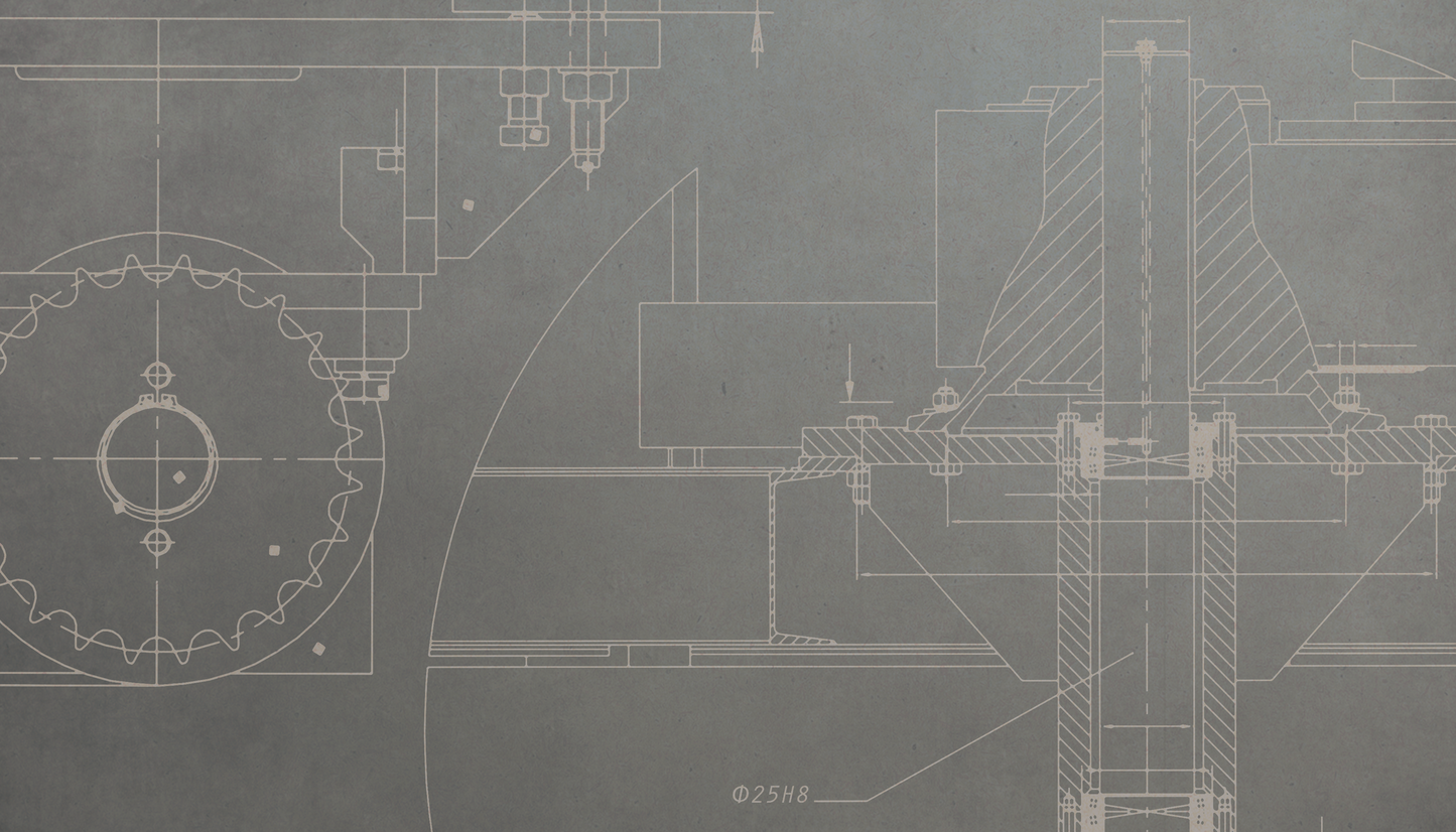 Coupling Section Machine Drawing