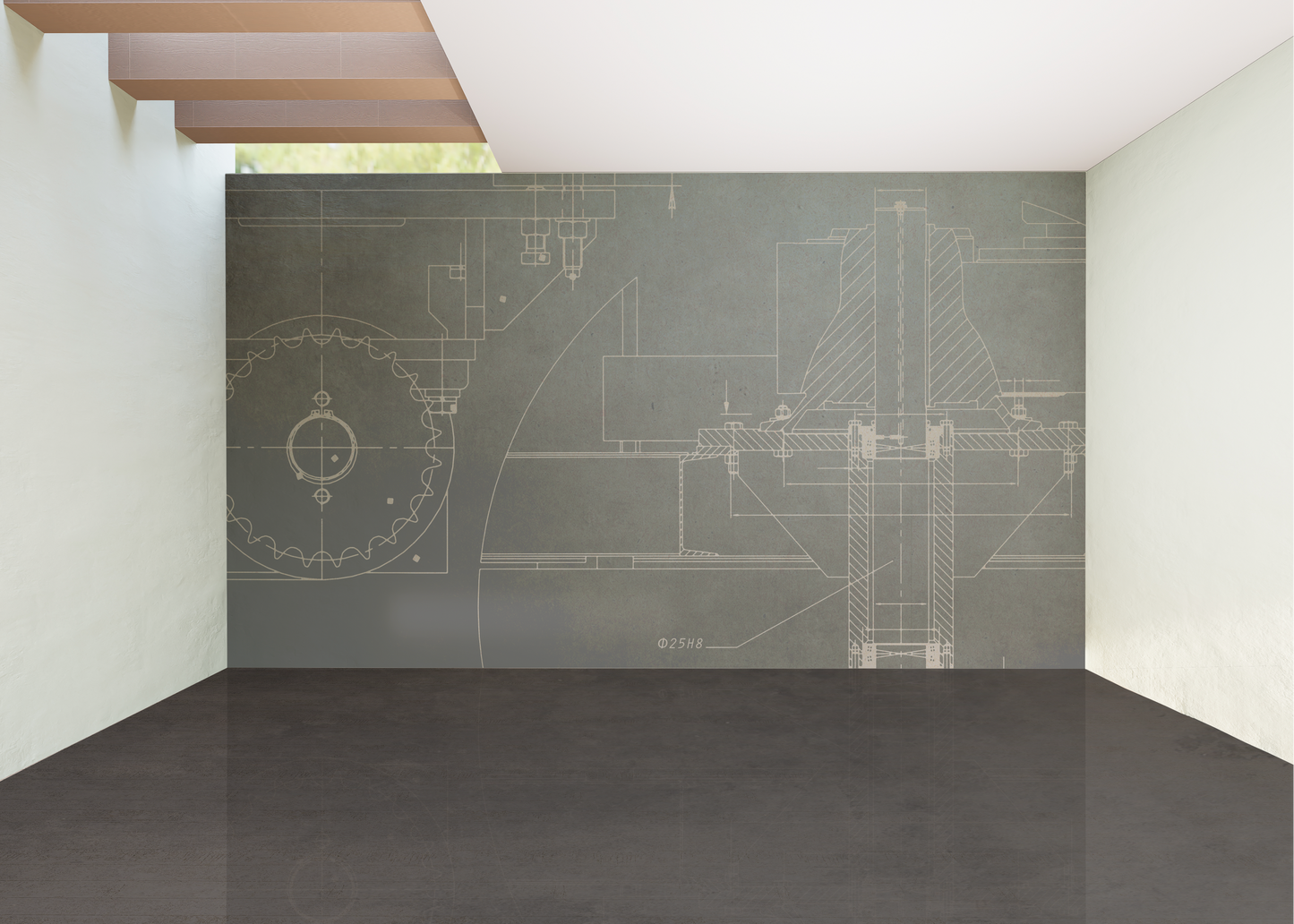 Coupling Section Machine Drawing