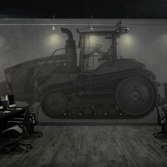Fendt 1167 Duotone Side View Wall Mural