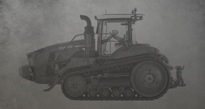 Fendt 1167 Duotone Side View Wall Mural