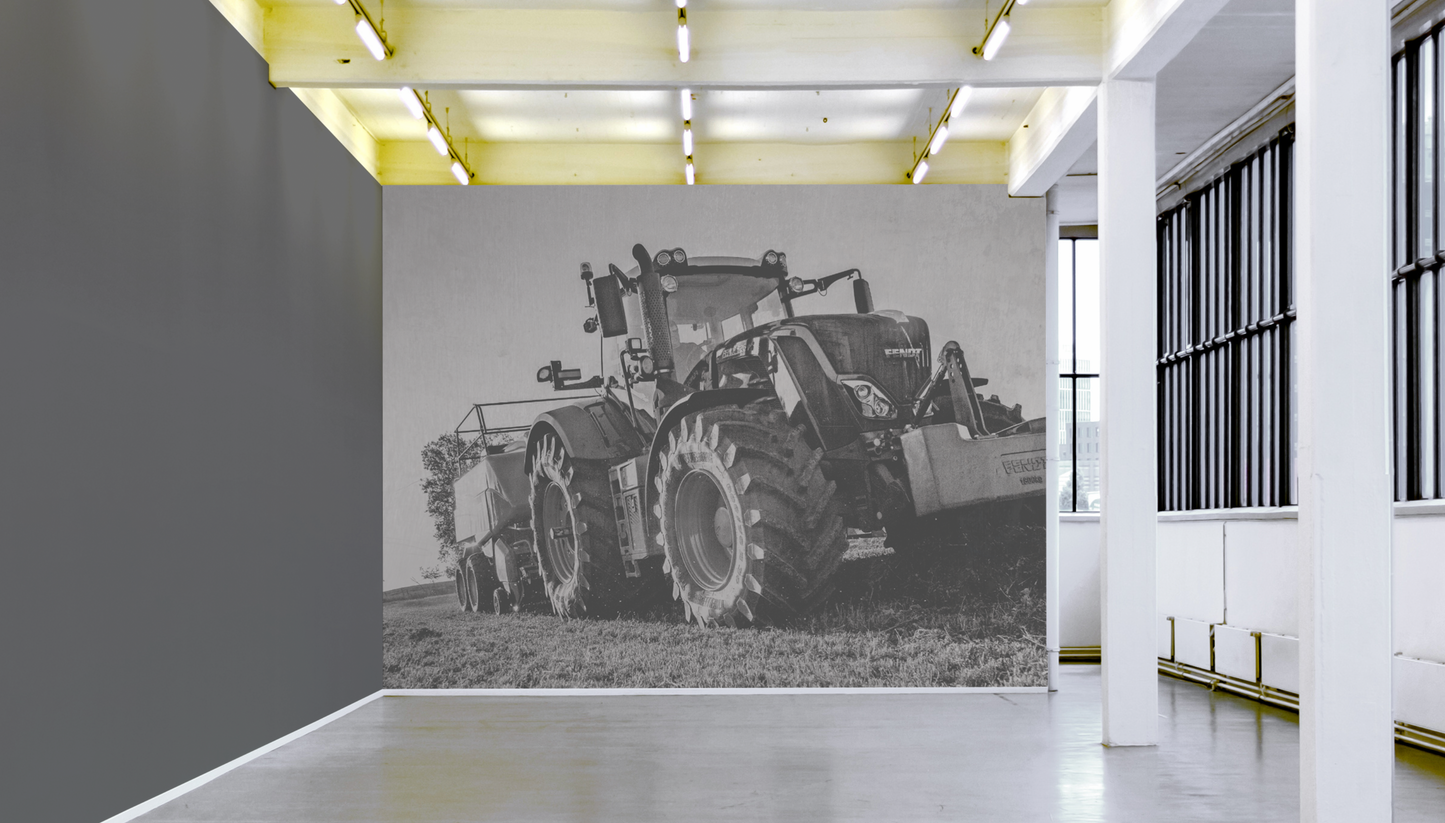 Fendt 900 in Action Duotone Wall Mural