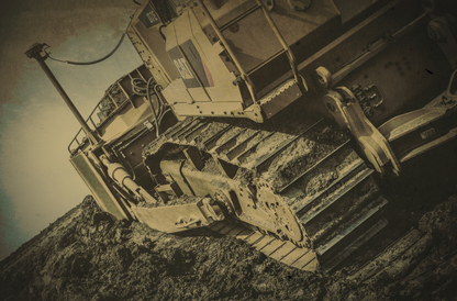CAT 7E Dozer Action | Type II Commercial Vinyl Wall Covering