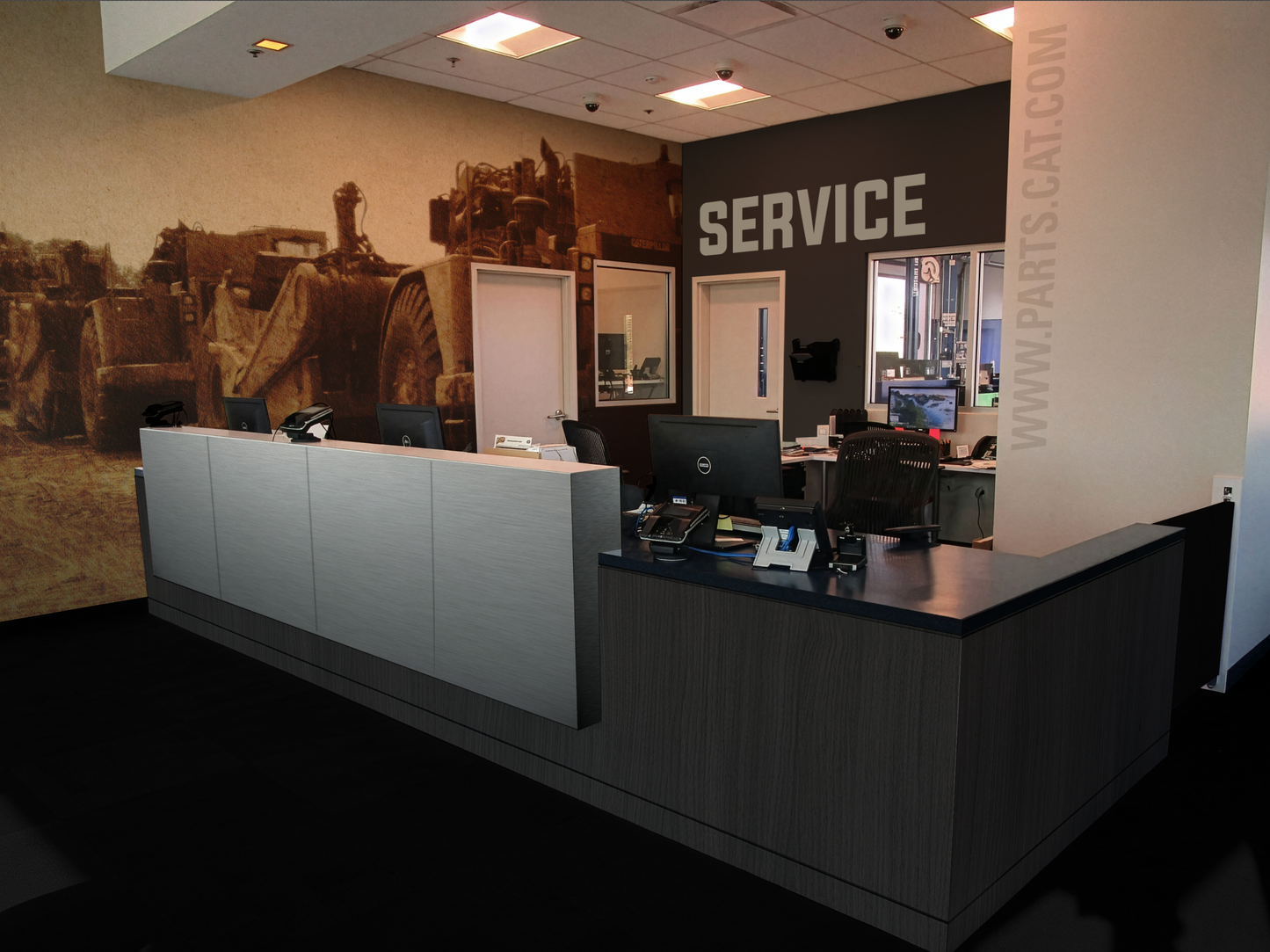 Classic Scraper Lineup Action | Type II Commercial Vinyl Wall Covering