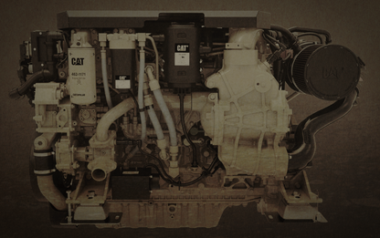 CAT C7 Engine Close-Up | Type II Commercial Vinyl Wall Covering