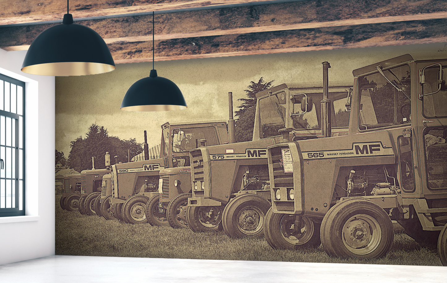 Classic Massey Lineup | Vinyl Wall Covering
