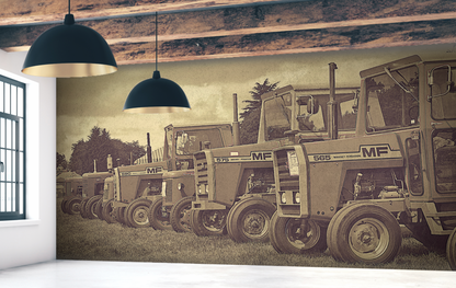 Classic Massey Lineup | Vinyl Wall Covering