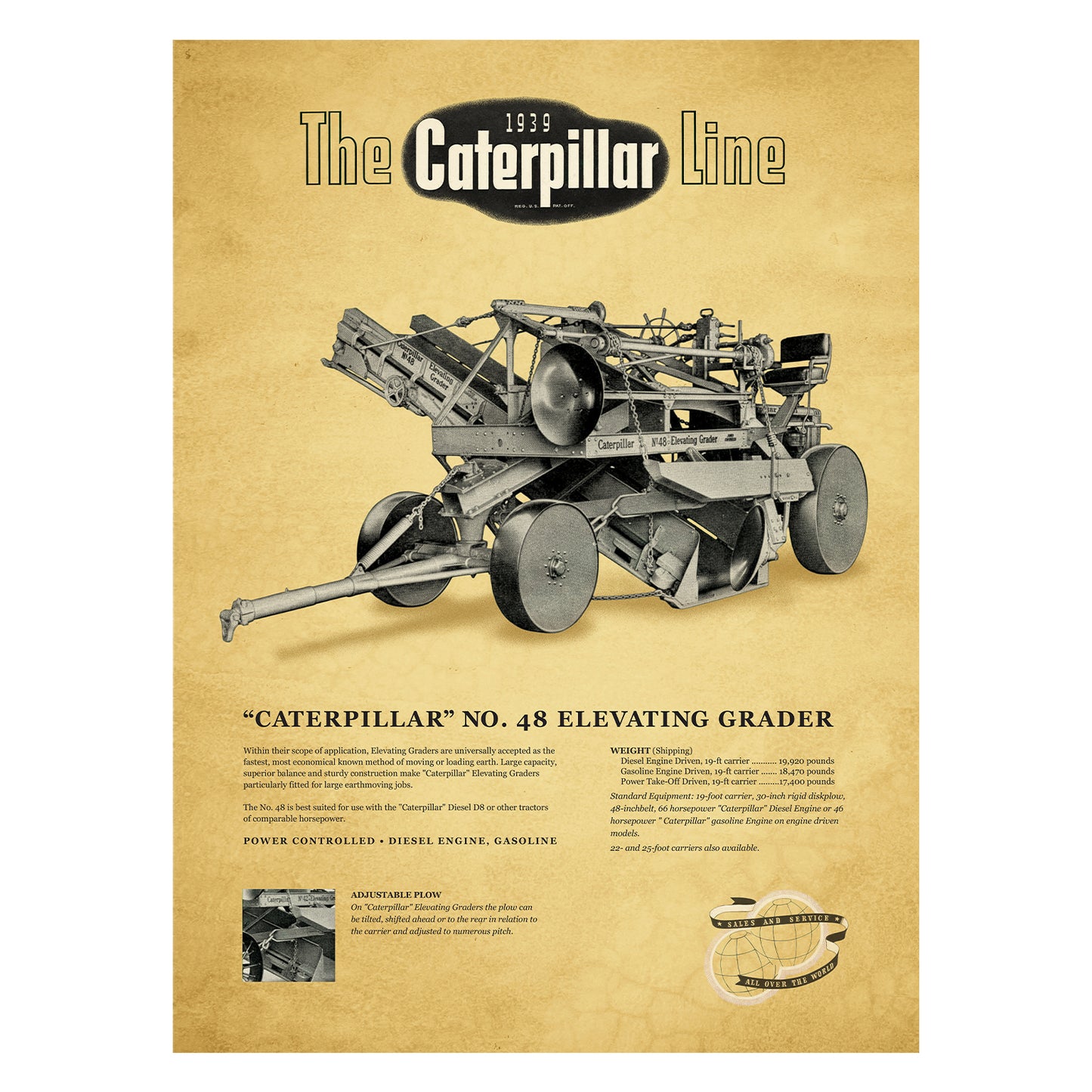 The Caterpillar Line - 1939 Collection (set of 3)