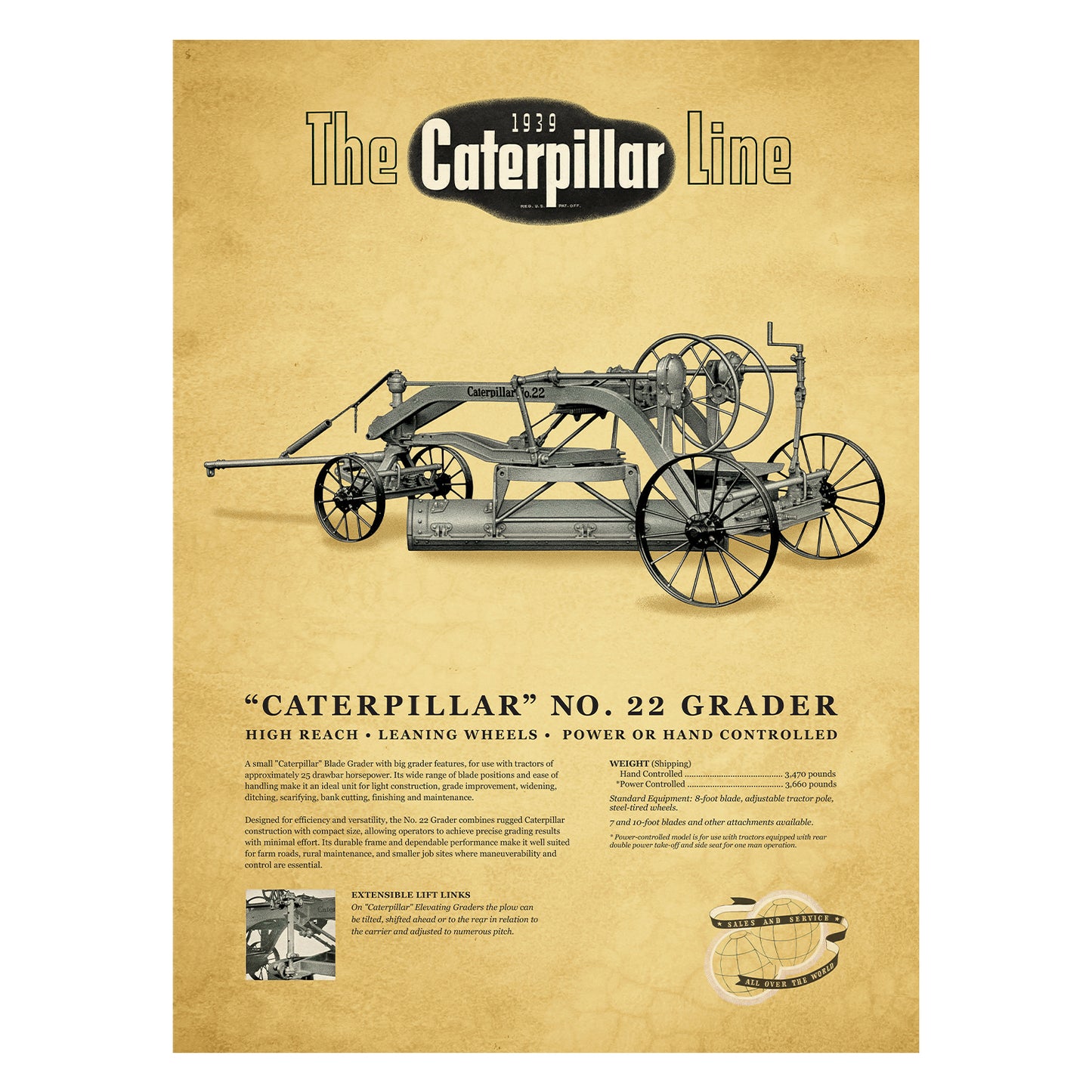 The Caterpillar Line - 1939 Collection (set of 3)