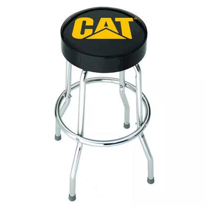 Branded Shop Stool - Chrome