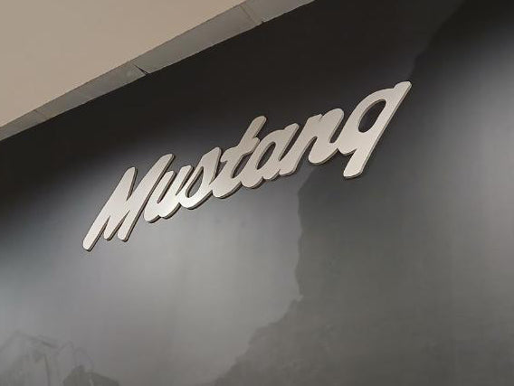 Custom Dealer Name Lettering