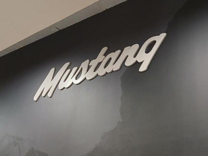 Custom Dealer Name Lettering