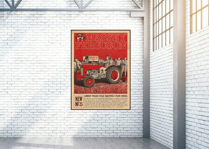 Massey 25 Demonstration Day Metal Sign