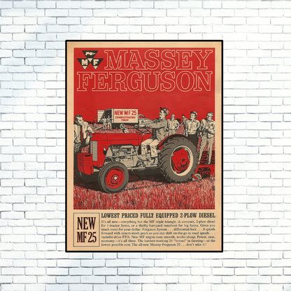 Massey 25 Demonstration Day Metal Sign